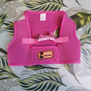 The Dog Walker Company Pink Harness Sz M